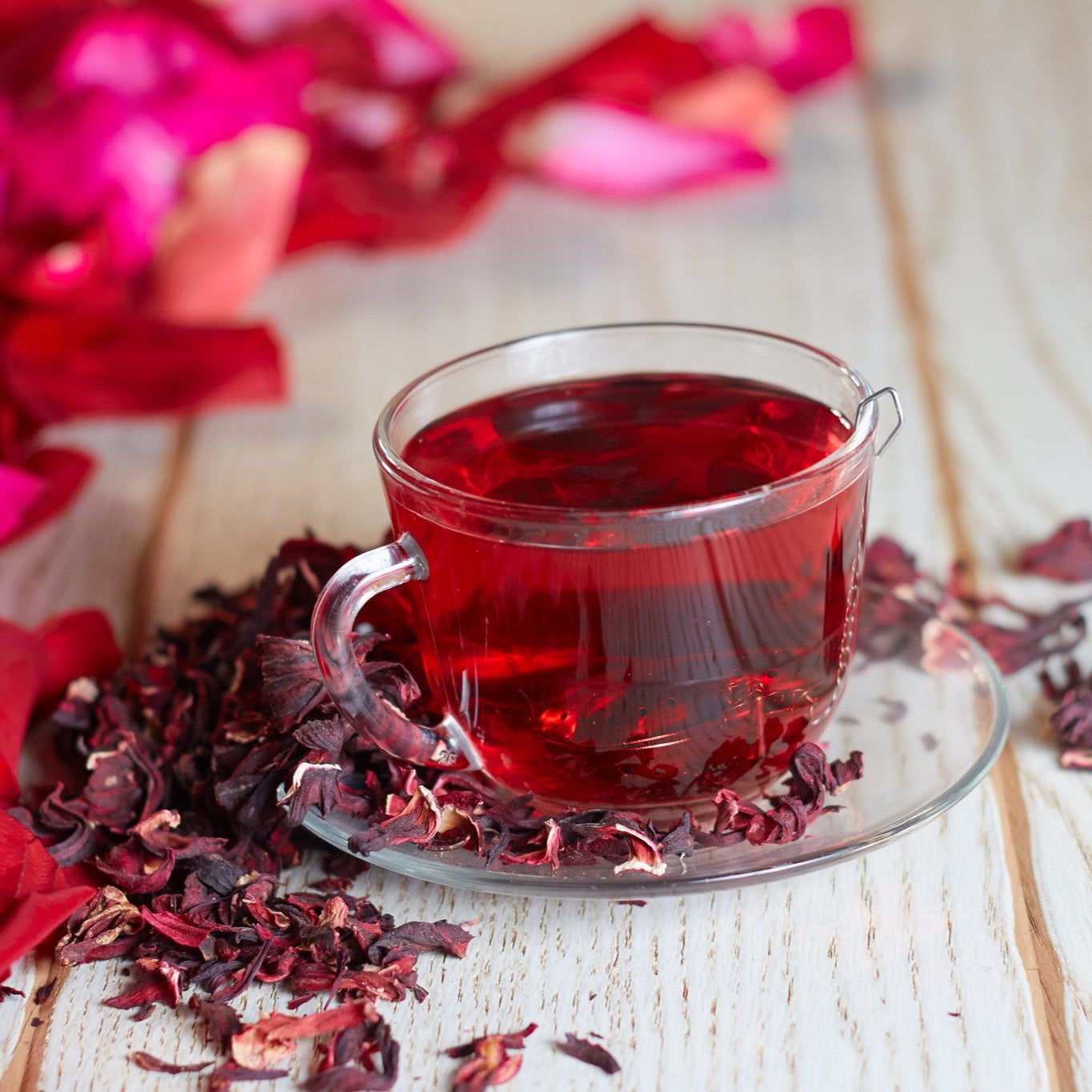 100% Organic Hibiscus Flowers Tea For Weight Loss 50g