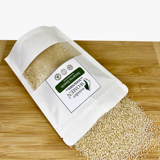 100% Pure organic white Sesame seeds 250g