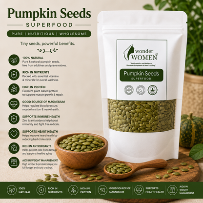 100% Organic Green Pumpkin Seeds 250g