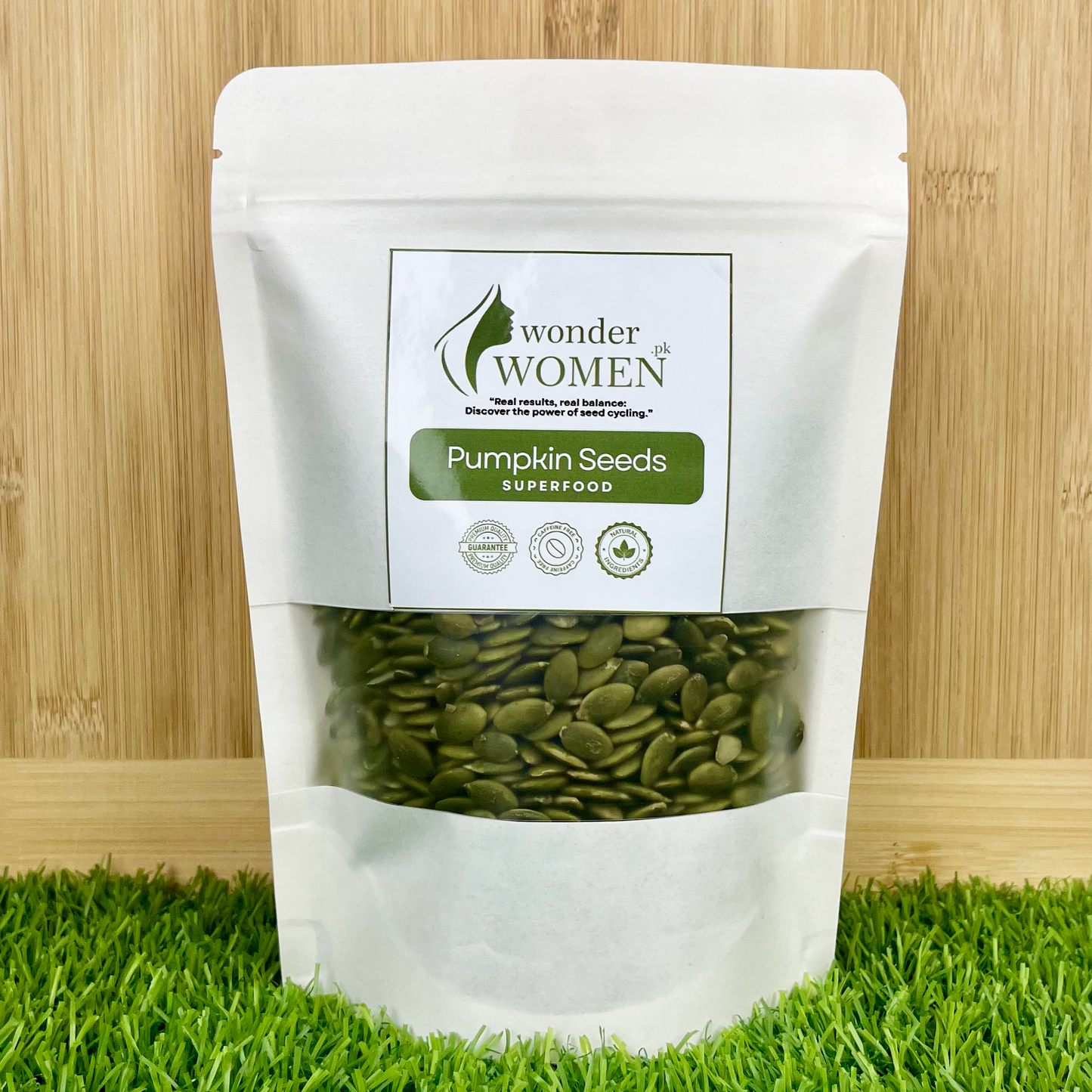 100% Organic Green Pumpkin Seeds 250g