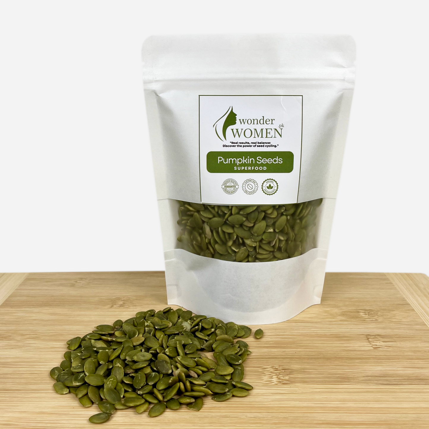 100% Organic Green Pumpkin Seeds 250g