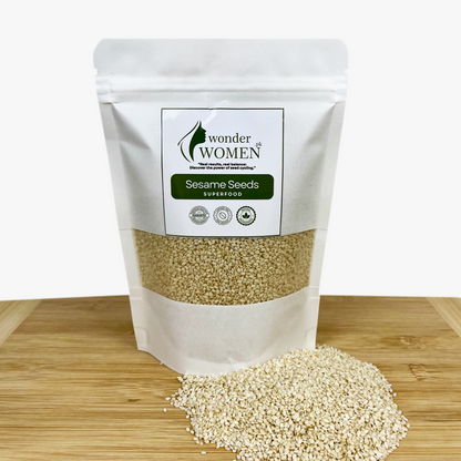 100% Pure organic white Sesame seeds 250g