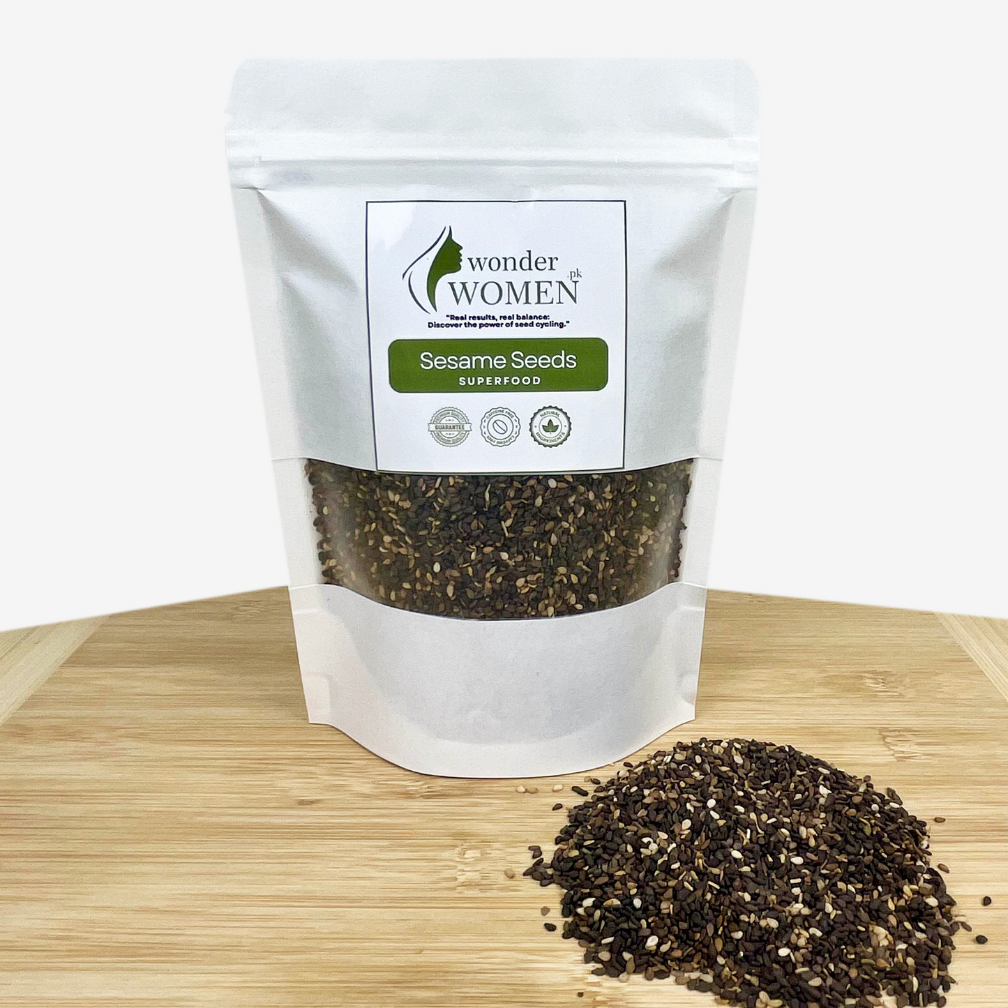 100% Pure organic black Sesame seeds 250g